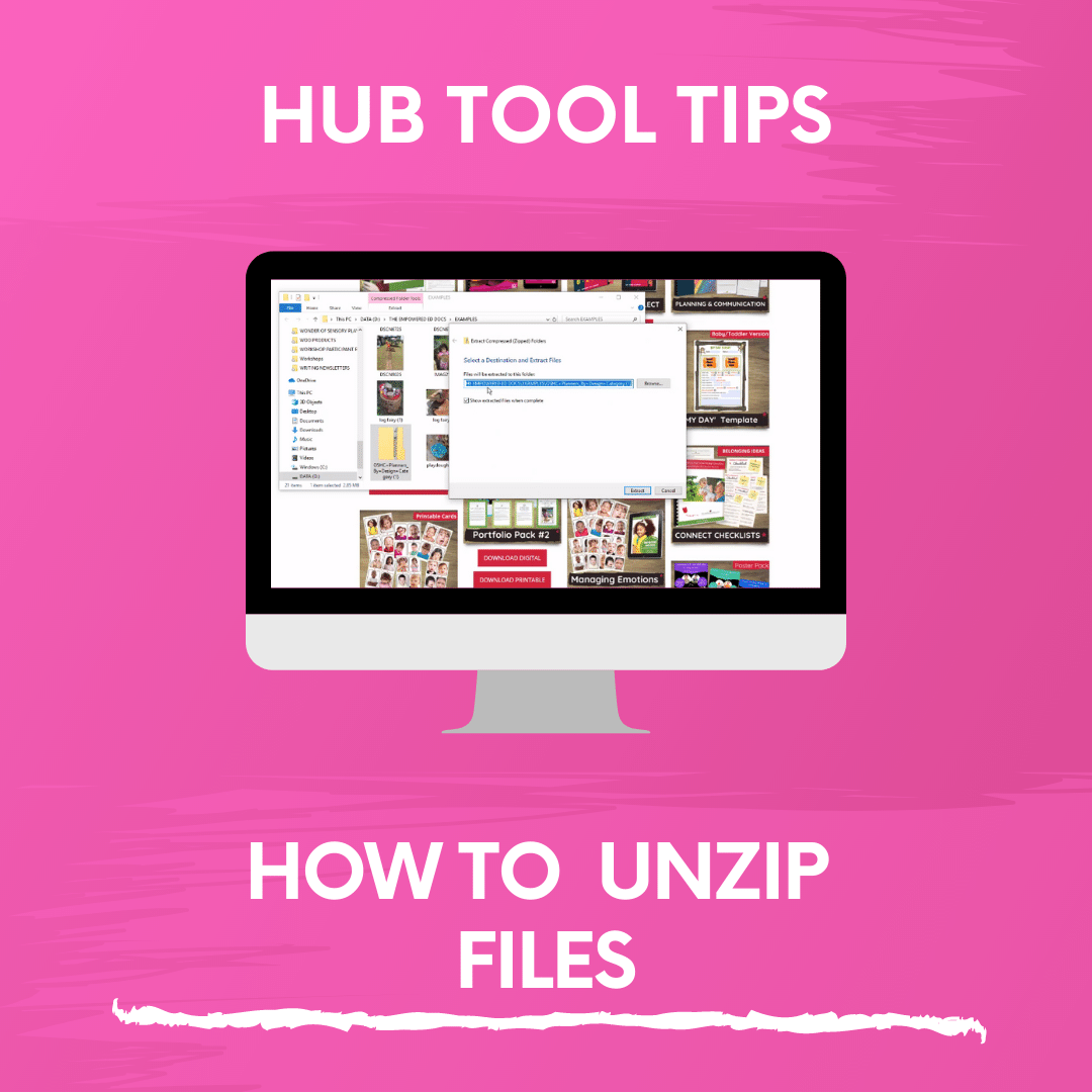 HOW TO UNZIP FILES